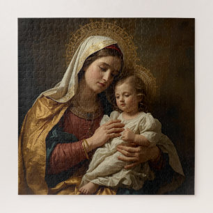 Segnende Jungfrau Maria und Jesuskind  Puzzle