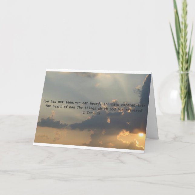 Segnung Karte (Vorderseite)