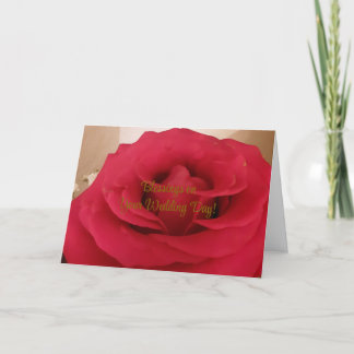 Segnungen auf Ihrer Hochzeitstagskarte Karte