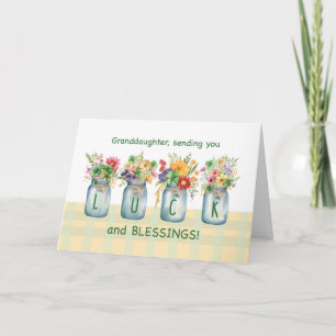 Segnungen der Hoffnung Schrift Wildblumen Masongla Karte