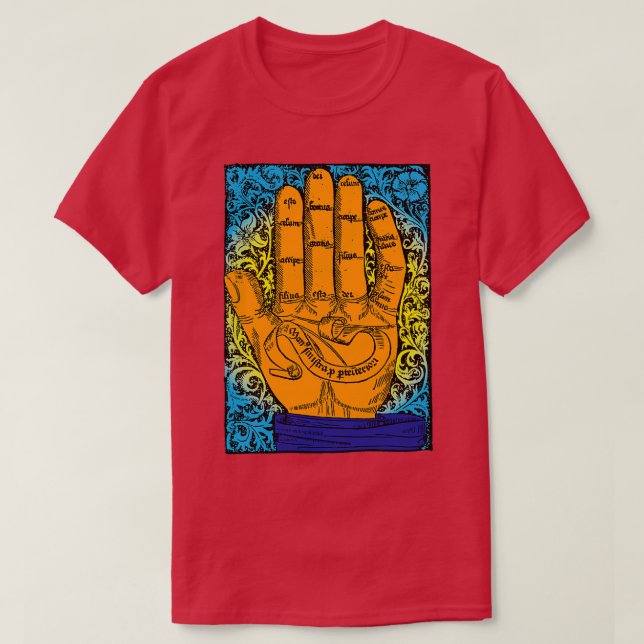 Segnungen der verlassen Hand T-Shirt (Design vorne)