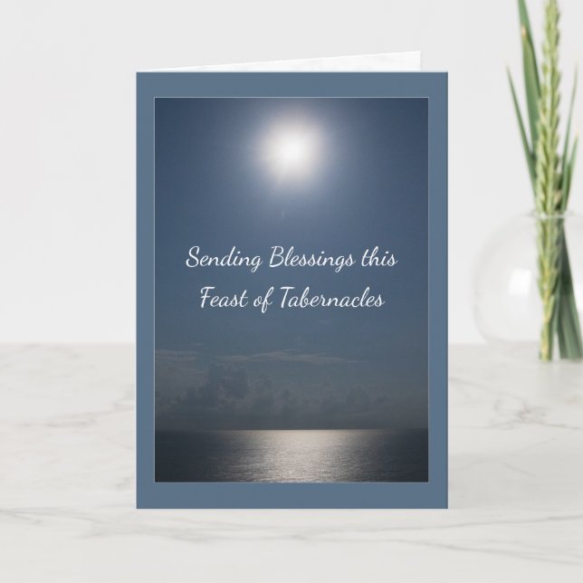 Segnungen für die Saisonkarte des Heiligen Tages Karte (Vorderseite)