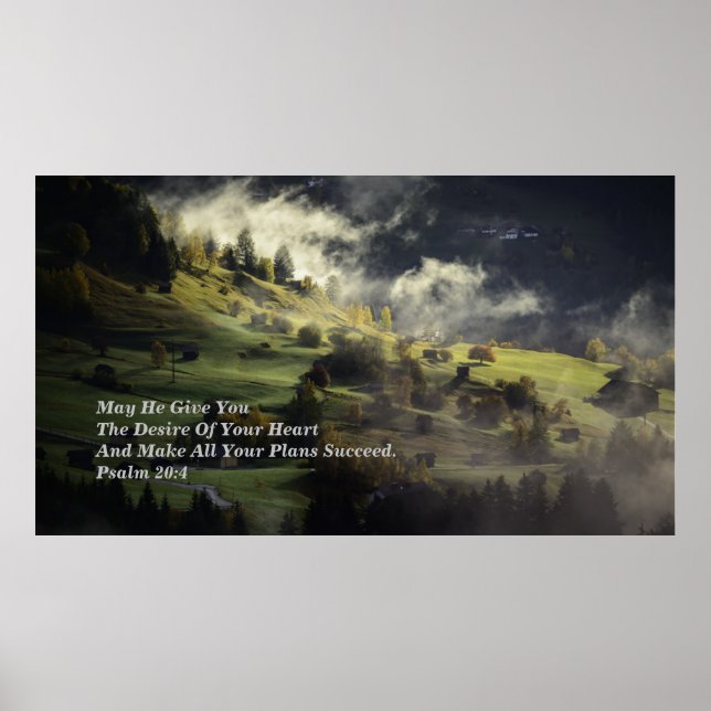 "Segnungen für Erlösung" Prophetisch Poster (Vorne)