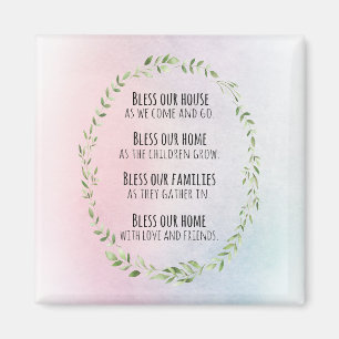 Segnungen für Ihre Zuhause und Familie Magnet