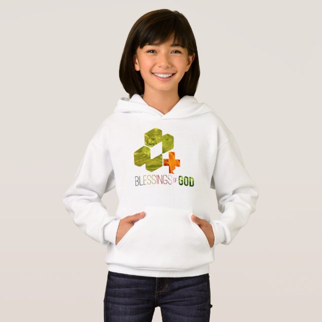 Segnungen Gottes Hoodie (Vorne ganz)