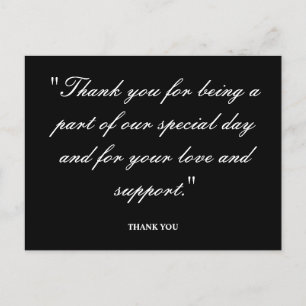 Segnungen: Herzlichen Dank Postkarte