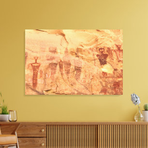 Sego Canyon Rock Art Utah Pictograph Leinwanddruck