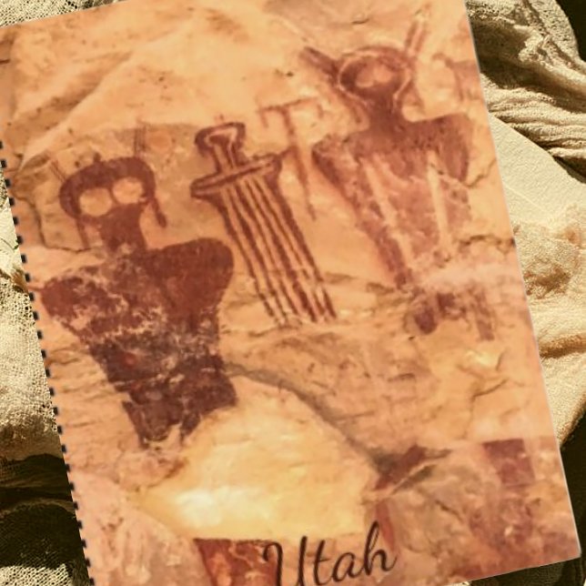 Sego Canyon Rock Art Utah Sketchbook Notizbuch (Von Creator hochgeladen)