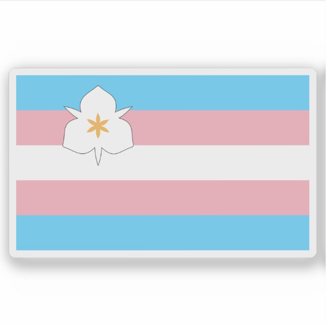 "Sego Visibility"-Flagge von Salt Lake City, Utah, Aufkleber (Vorderseite)