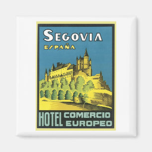 Segovia Spanien Hotel Comercio Europeo Magnet
