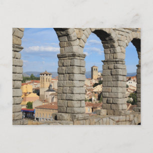 Segovia, Spanien, ist ein UNESCO-Weltkulturerbe Postkarte