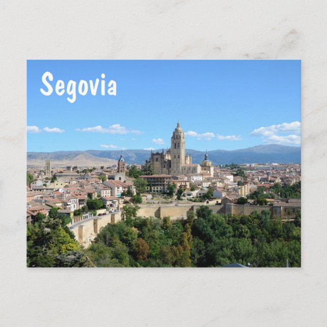 Segovia, Spanien Postkarte (Vorderseite)