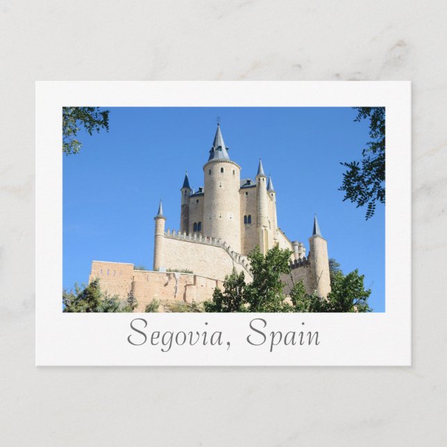 Segovia, Spanien Postkarte (Vorderseite)