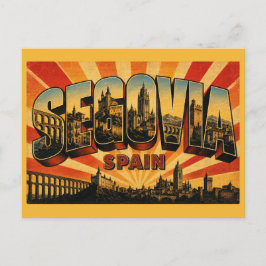 Segovia Spanien Römisches Aquädukt Postkarte