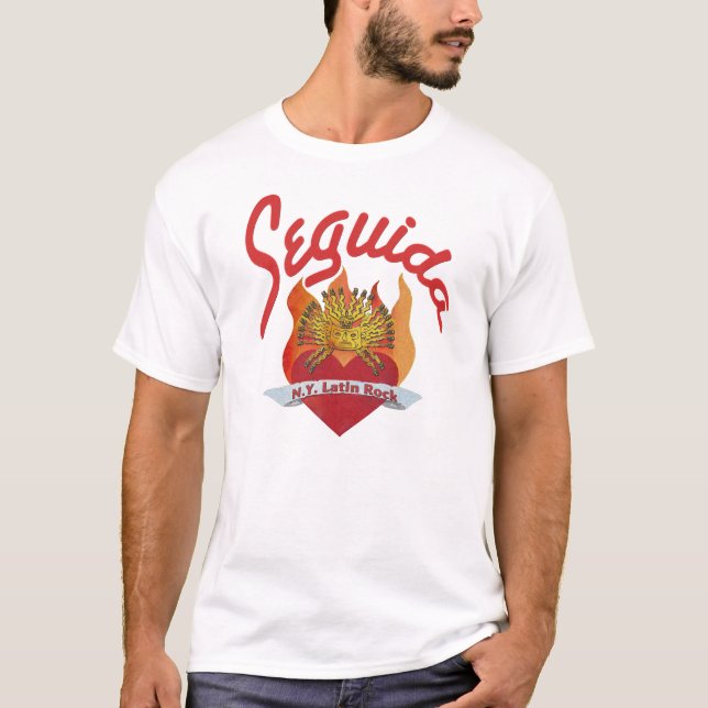 Seguida brennender Herz-T - Shirt (Vorderseite)