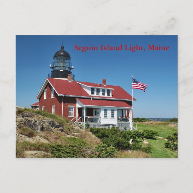 Seguin Island Light, Maine Postcard Postkarte (Vorderseite)