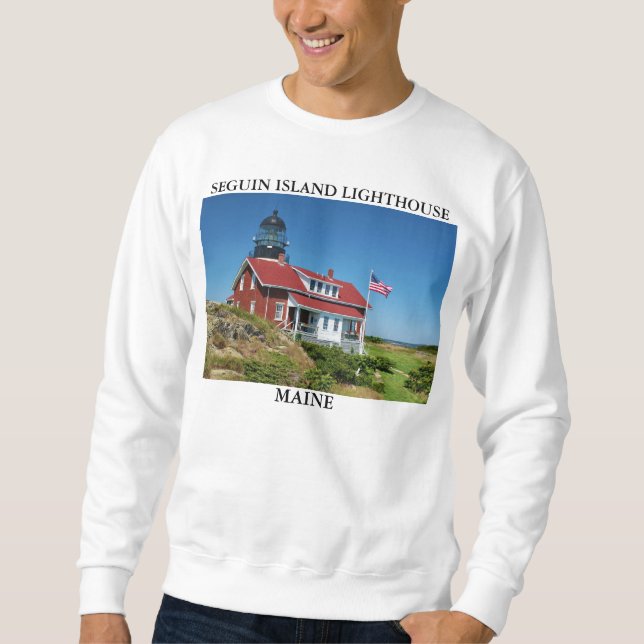 Seguin Island Lighthouse, Maine Sweatshirt (Vorderseite)