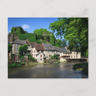 Segur-le-Chateau in Frankreich Postcard Postkarte