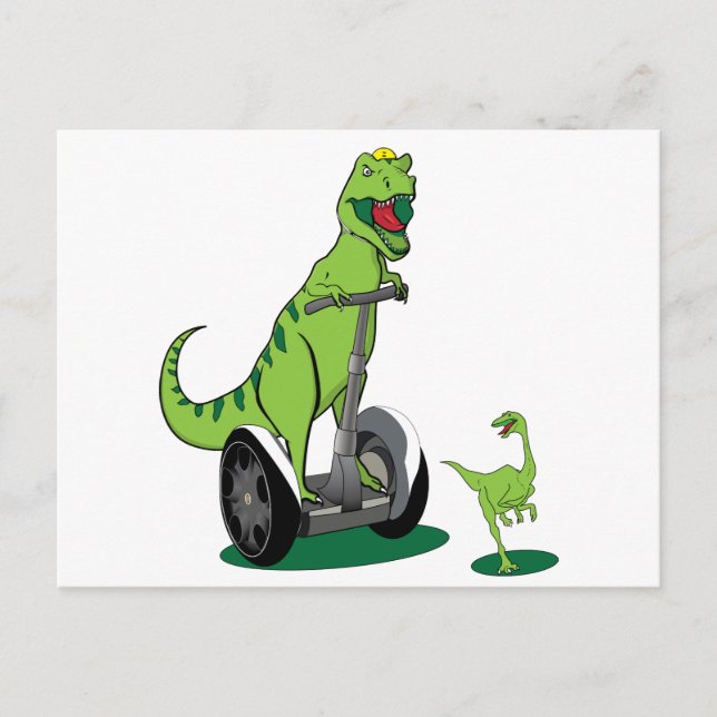Segwayasaurus Postkarte (Vorderseite)