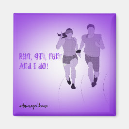 Sehbehindertes Runner Magnet