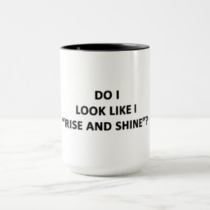 Sehe ich aus, als ob ich aufstehe und schwinde? tasse