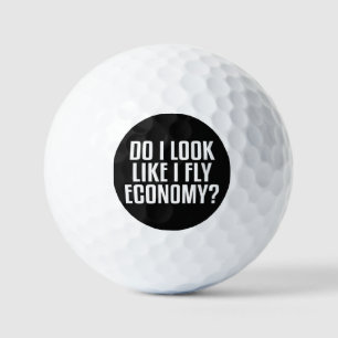 Sehe ich aus, als würde ich Economy fliegen? Lusti Golfball