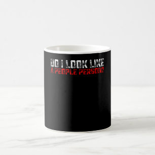 Sehe ich wie ein Menschenmensch Introvertierter au Kaffeetasse