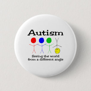 Sehen der Welt von einem anderen Winkel Button