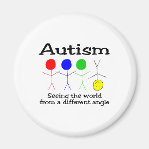 Sehen der Welt von einem anderen Winkel Magnet