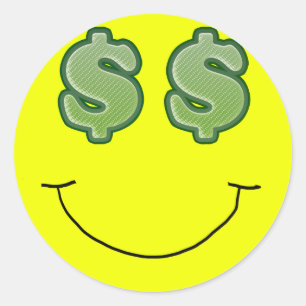 Sehen des Aufklebers des Grün-2 Runder Aufkleber