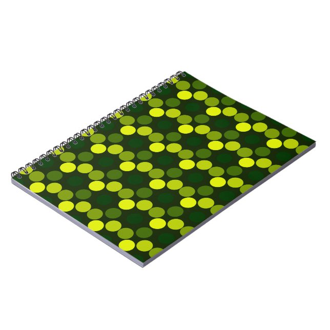 Sehen Dots Lemon Limon Spiral Notebook Notizblock (Linke Seite)