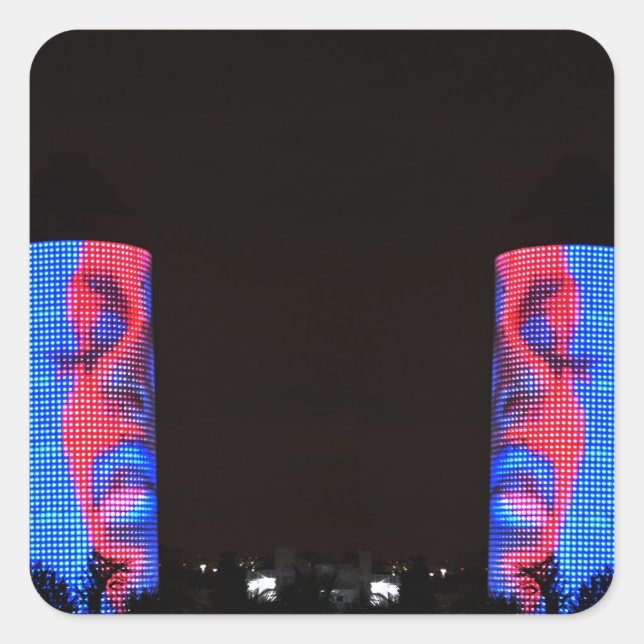 ~SEHEN Double~ Miami/Sobe Aufkleber KÜMMERN SIE! (Vorderseite)