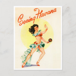 Sehen Havanna Vintage Reise Postkarte