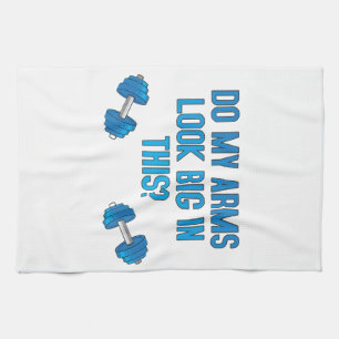 Sehen meine Arme darin groß aus? Geschirrtuch