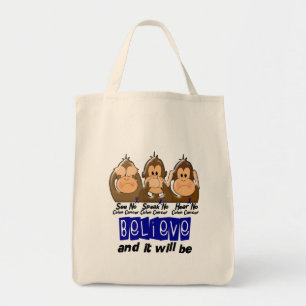 Sehen Sie, dass zu sprechen keinen Darmkrebs 3 Tragetasche