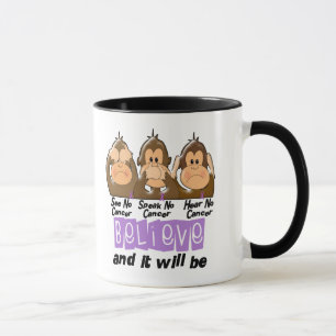Sehen Sie, dass zu sprechen keinen Krebs 1 hören Tasse
