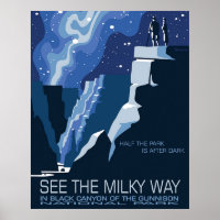 Sehen Sie den milden Weg im Schwarzen Canyon des G