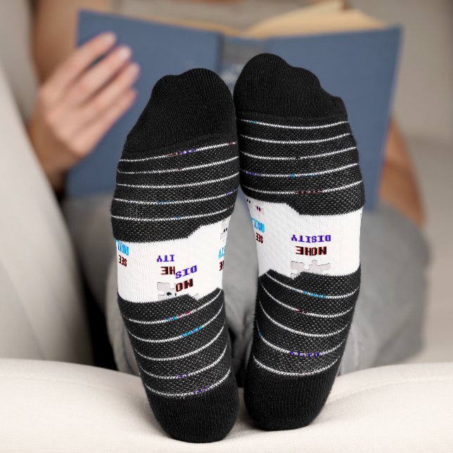 Sehen Sie die Fähigkeit nicht die Behindertenspekt Socken (Unterseite)
