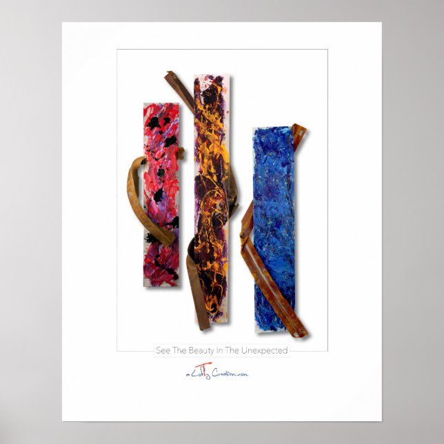 Sehen Sie die Schönheit im unerwarteten Poster (Vorne)