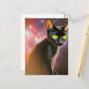 Sehen Sie diese Augen, so grün-ich kann 1000 Jahre Postkarte