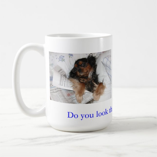 Sehen Sie diese gute Cavalier King Charles Tasse? Tasse (Links)