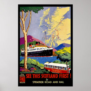 Sehen Sie dieses Schottland erstes Poster