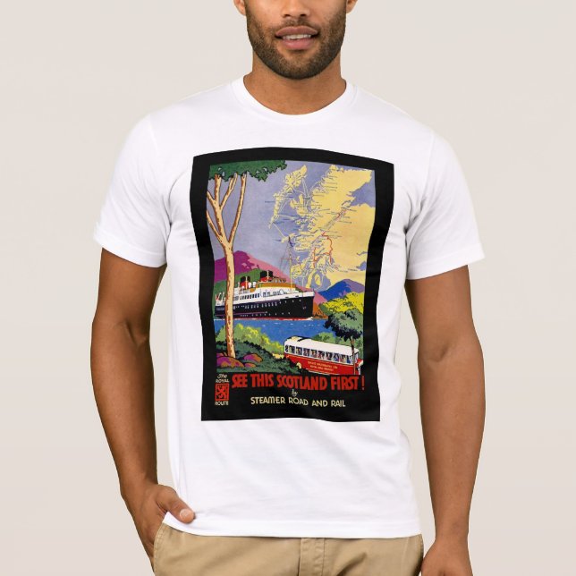 Sehen Sie dieses Schottland erstes T-Shirt (Vorderseite)