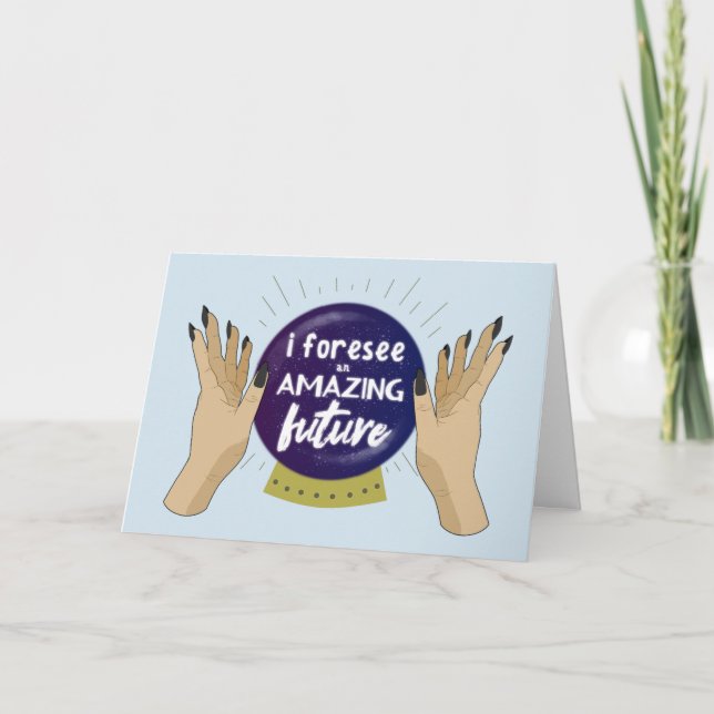 Sehen Sie fantastische zukünftige Karte (Vorderseite)