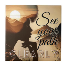 Sehen Sie Ihr Pflaster deutlich Fliese