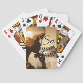 Sehen Sie Ihr Pflaster deutlich Spielkarten