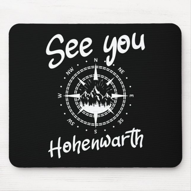 Sehen Sie Ihr Wanderurlaub Hohenwarth Deutschland  Mousepad (Vorne)