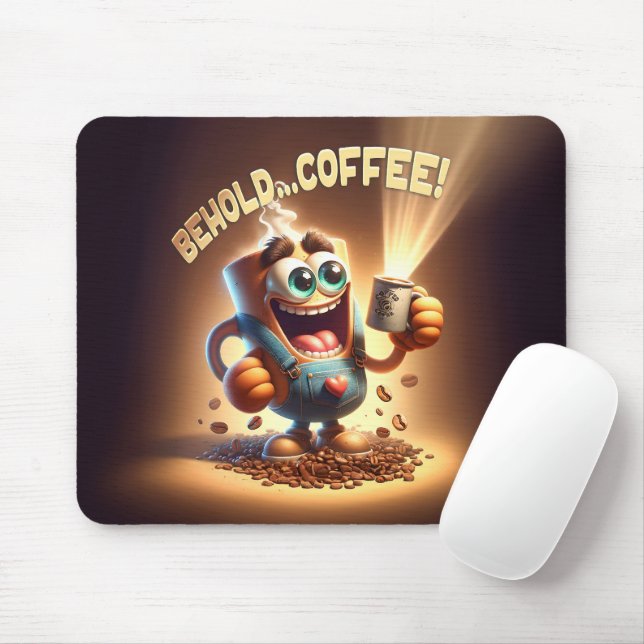 Sehen Sie... Kaffee! Mousepad (Mit Mouse)