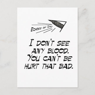 Sehen Sie kein Blut Postkarte