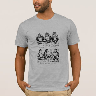 Sehen Sie kein Übel, hören Sie kein Übel, sprec T-Shirt
